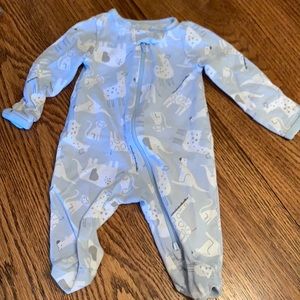 Carters newborn onesie Footy pajamas